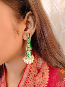 meenakari jhumka