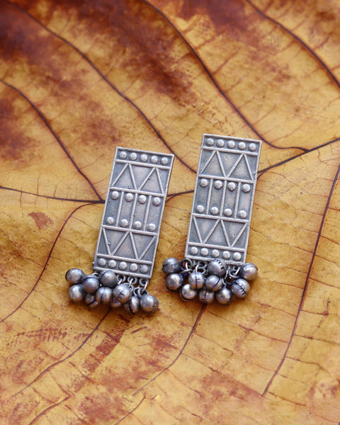 oxidized earrings