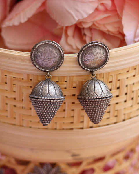 silver earrings