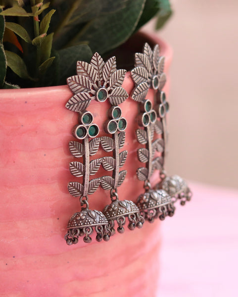 indian oxidised earrings