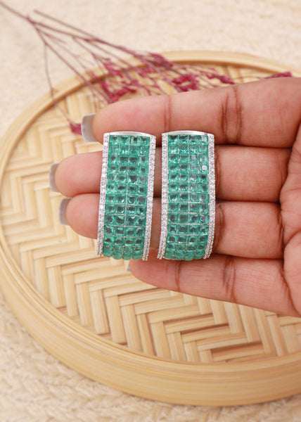 sea green studs