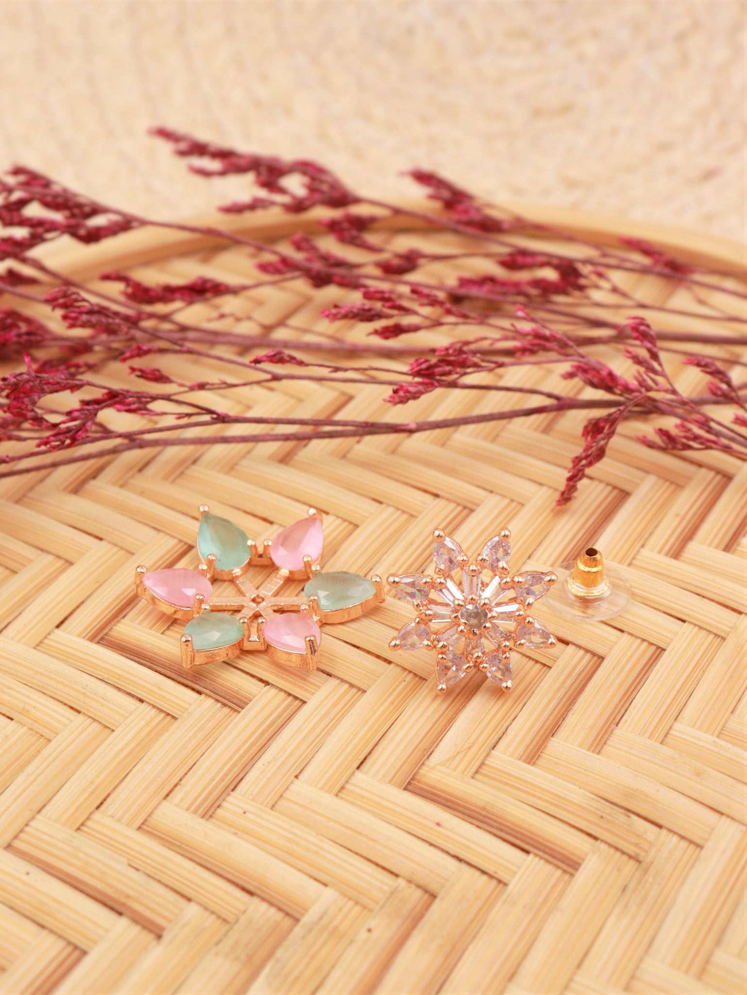 Detachable Cherry Blossom Studs