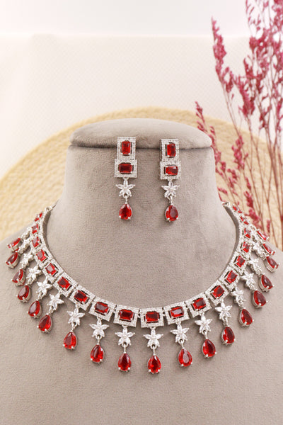 Empress Crimson Necklace Set