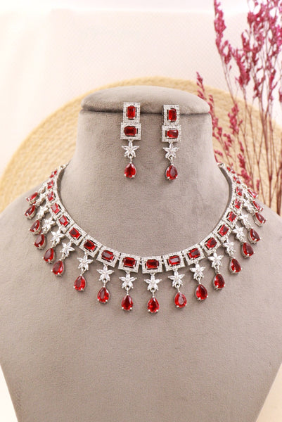 Empress Crimson Necklace Set