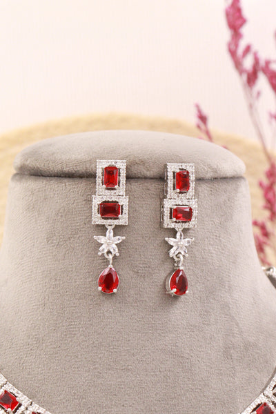 Empress Crimson Necklace Set