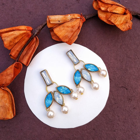 earrings-blue-pearls