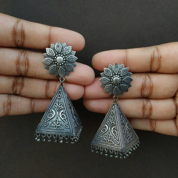 Pyramid Drop Earrings