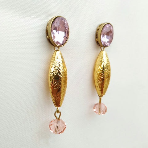 pink_indo-western_earrings